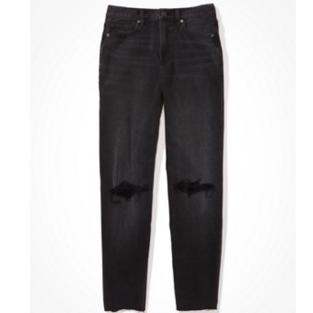 AE Relaxed Fit Ripped Mom Jean